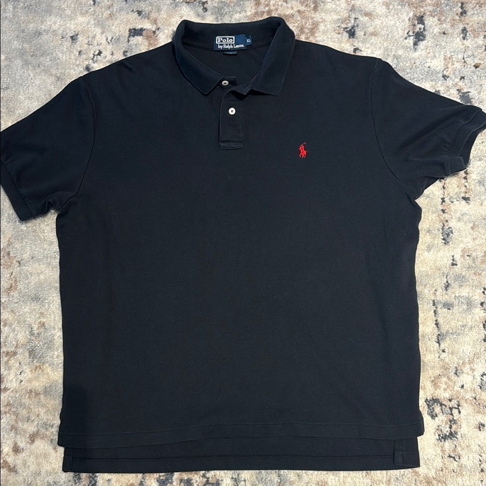 Men’s Polo by Ralph Lauren Black Polo Shirt size XL